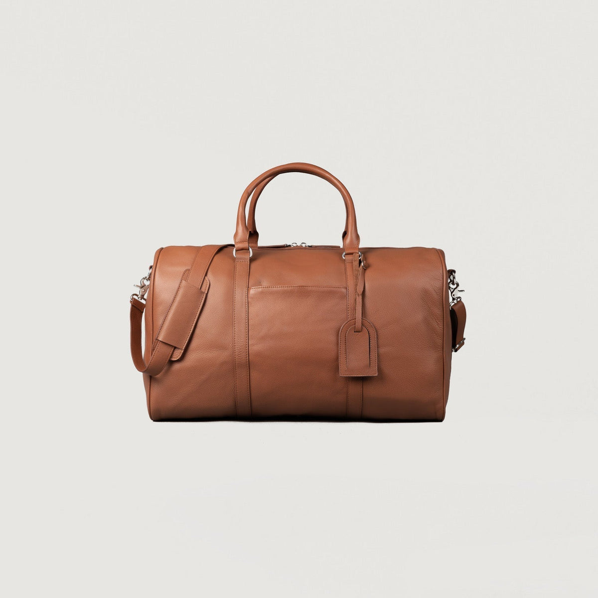 Brex Darrio Brown Leather Duffle Bag - brown leather duffle bag, view 1