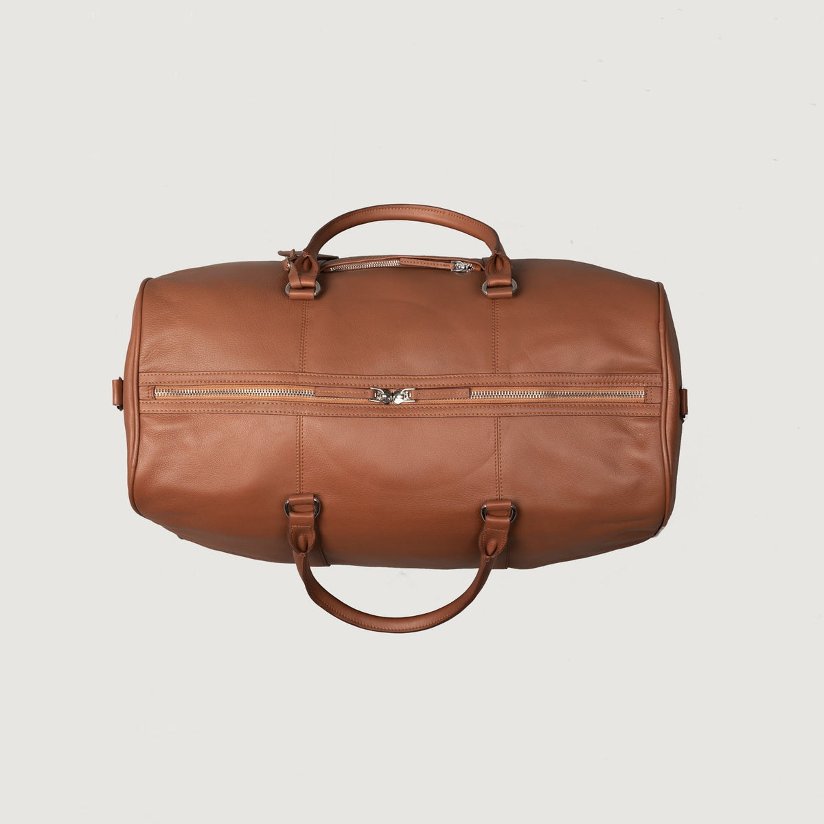 Brex Darrio Brown Leather Duffle Bag - brown leather duffle bag, view 6