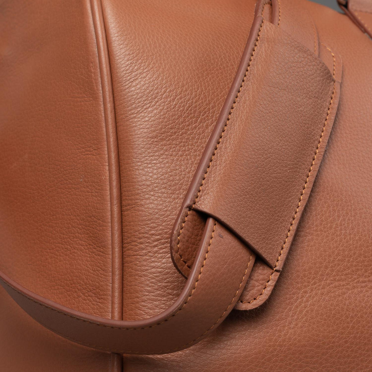 Brex Darrio Brown Leather Duffle Bag - brown leather duffle bag, view 8