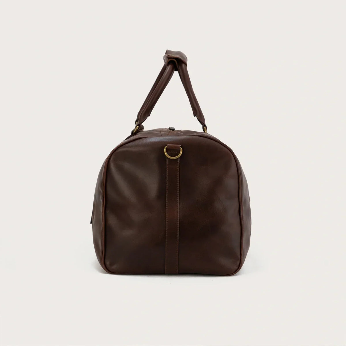 Brex Darrio Vintage Brown Leather Duffle Bag - brown vintage leather duffle bag, view 6