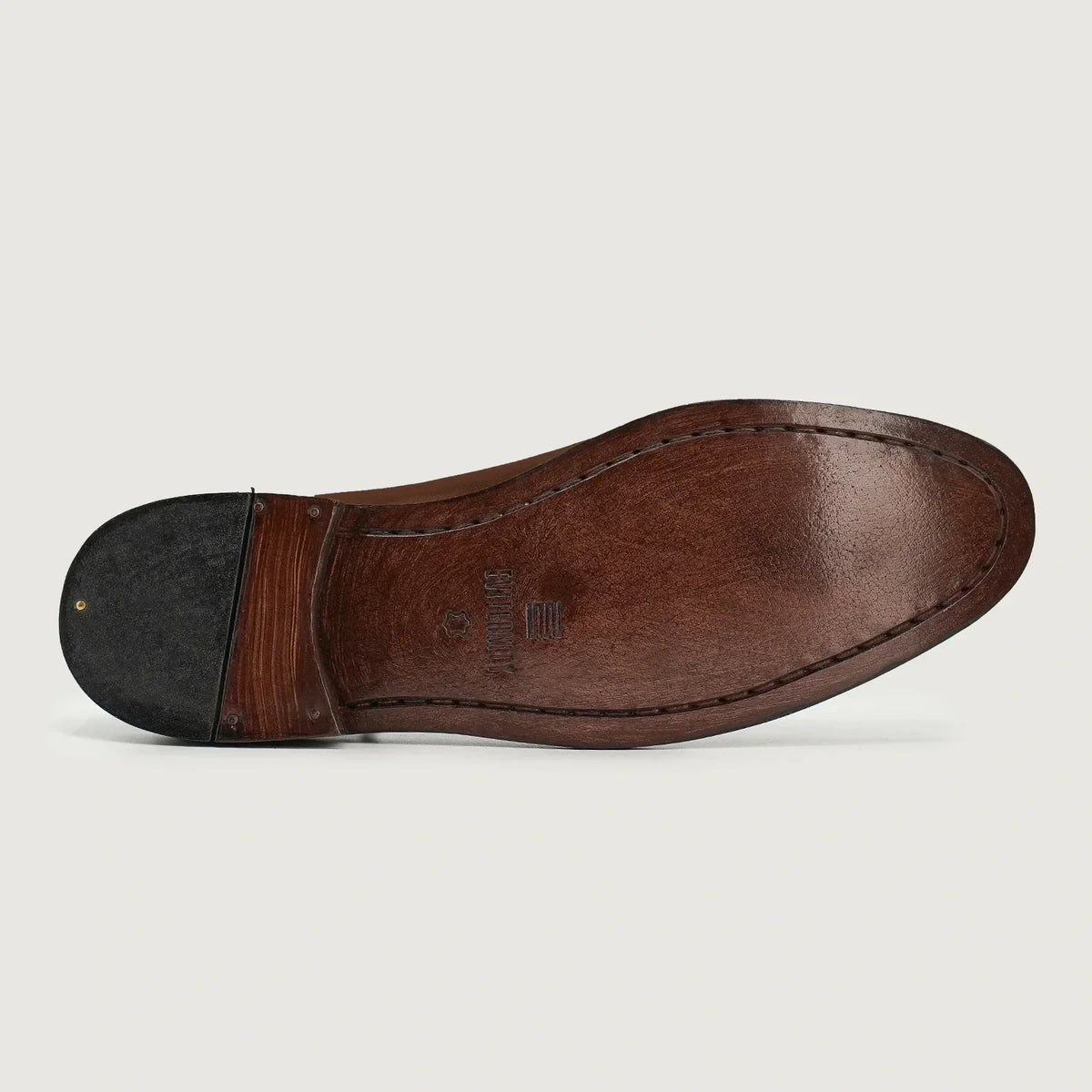 Director Wholecut Tan Leather Shoes - men's shoes in tan genuine leather, view 5