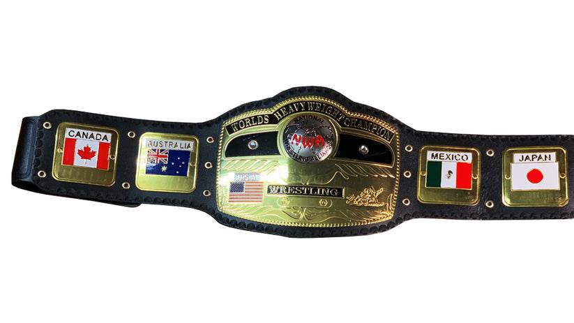 Domed Globe NWA World Heavyweight Wrestling Championship Inspired Belt - photo 2 of 3 | Brex International