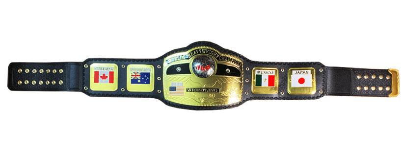 Domed Globe NWA World Heavyweight Wrestling Championship Inspired Belt - photo 3 of 3 | Brex International