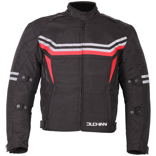 Duchinni Archer Textile Jacket - Black / Red - Duchinni motorcycle jacket, view 1