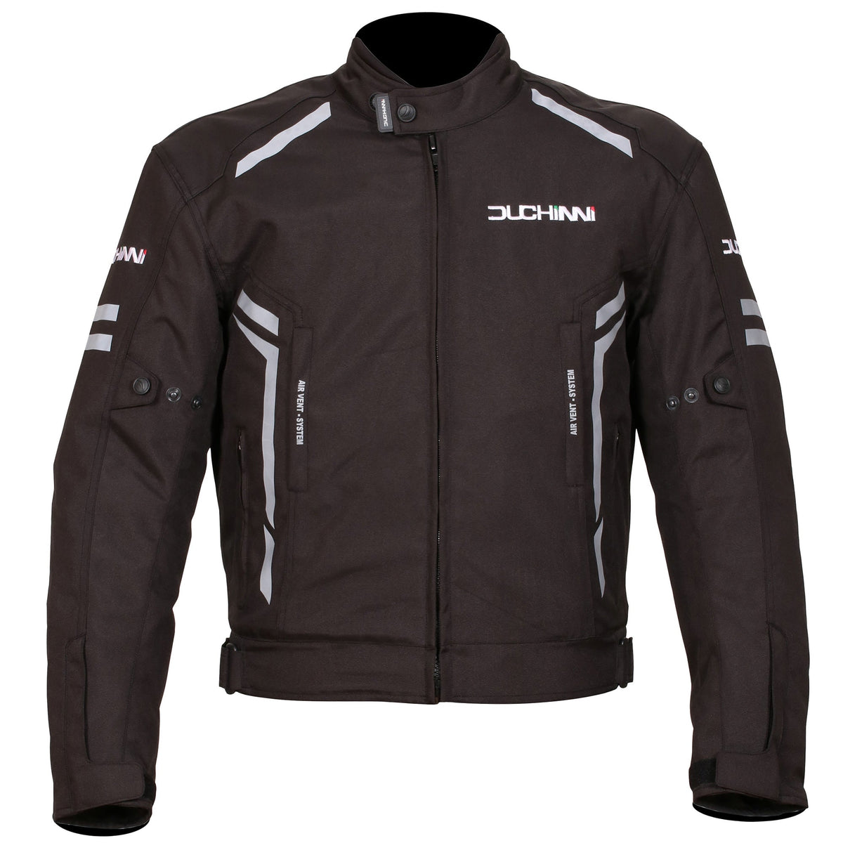 Duchinni Cobra Textile Jacket - Black - Duchinni motorcycle jacket, view 1