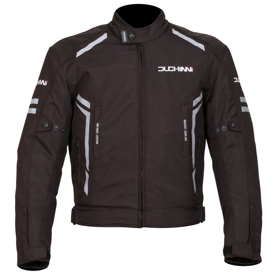 Duchinni Cobra Textile Jacket - Black - Duchinni motorcycle jacket, view 1