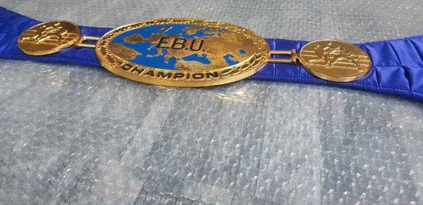EBU Boxing Championship Inspired Collectible Title Belt - photo 2 of 4 | Brex International