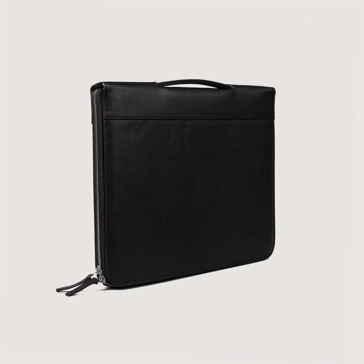 Brex Eclectic Black Leather Folio Organizer - black leather folio organizer, view 3