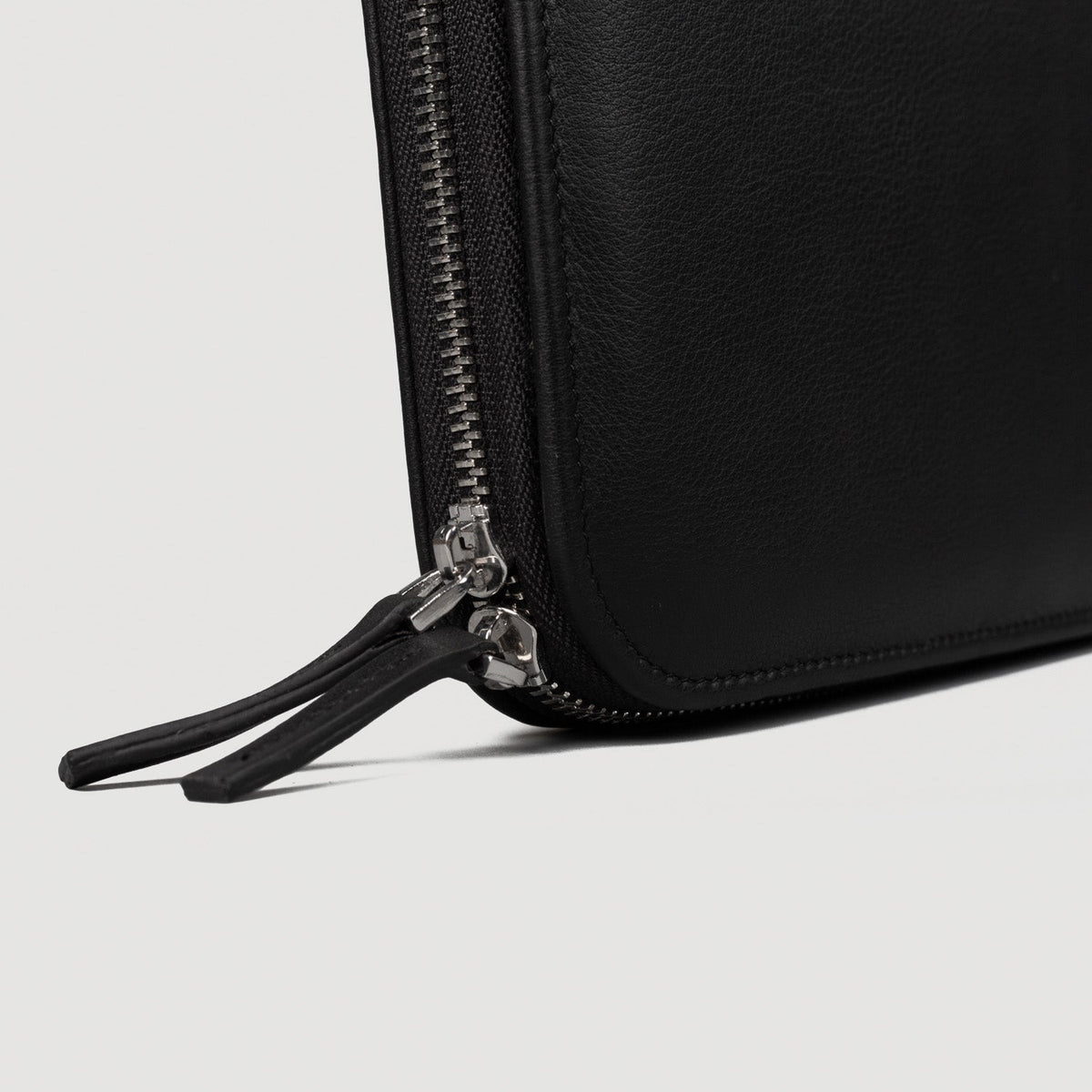Brex Eclectic Black Leather Folio Organizer - black leather folio organizer, view 8