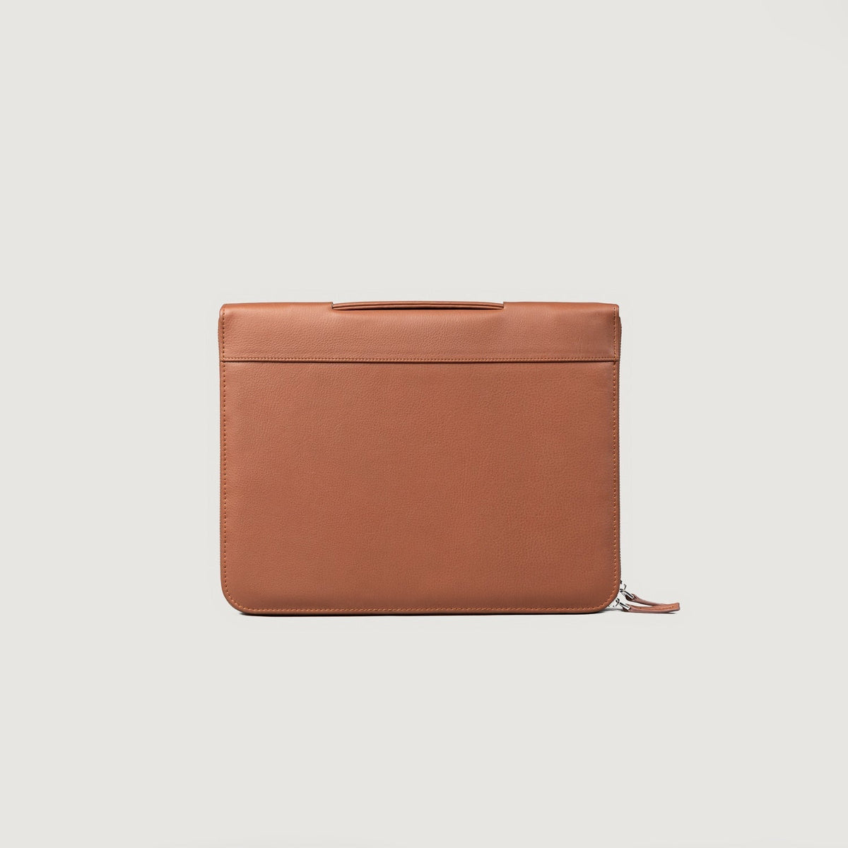 Brex Eclectic Brown Leather Folio Organizer - brown leather folio organizer, view 1