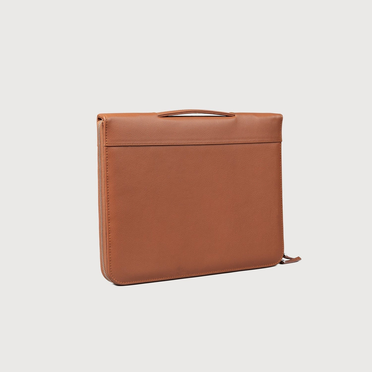 Brex Eclectic Brown Leather Folio Organizer - brown leather folio organizer, view 3
