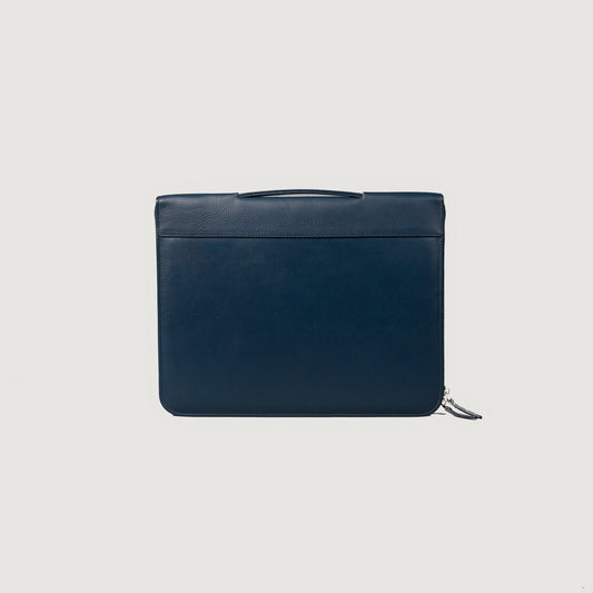 Brex Eclectic Midnight Blue Leather Folio Organizer - midnight blue leather folio organizer, view 1