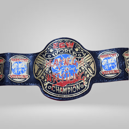 ECW Heavyweight Wrestling Championship Replica Inspired Title Belt - photo 1 of 5 | Brex International