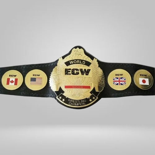 ECW World Television Wrestling Championship Inspired Belt Replica - photo 3 of 3 | Brex International