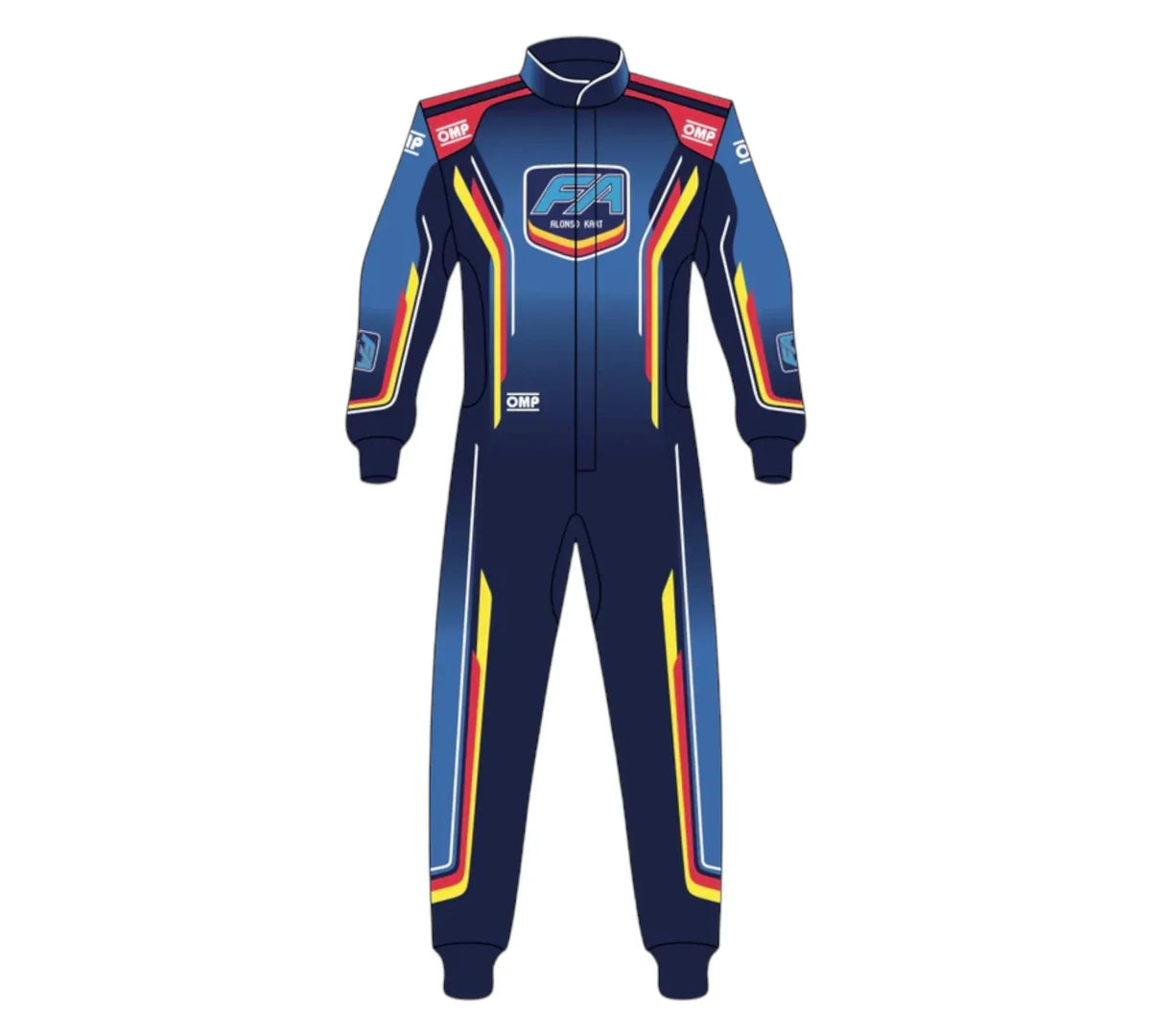 FA Karting Go Kart Racing Suit Sublimation Printed Kart Overall - go-kart racing suit, view 2 | Brex International