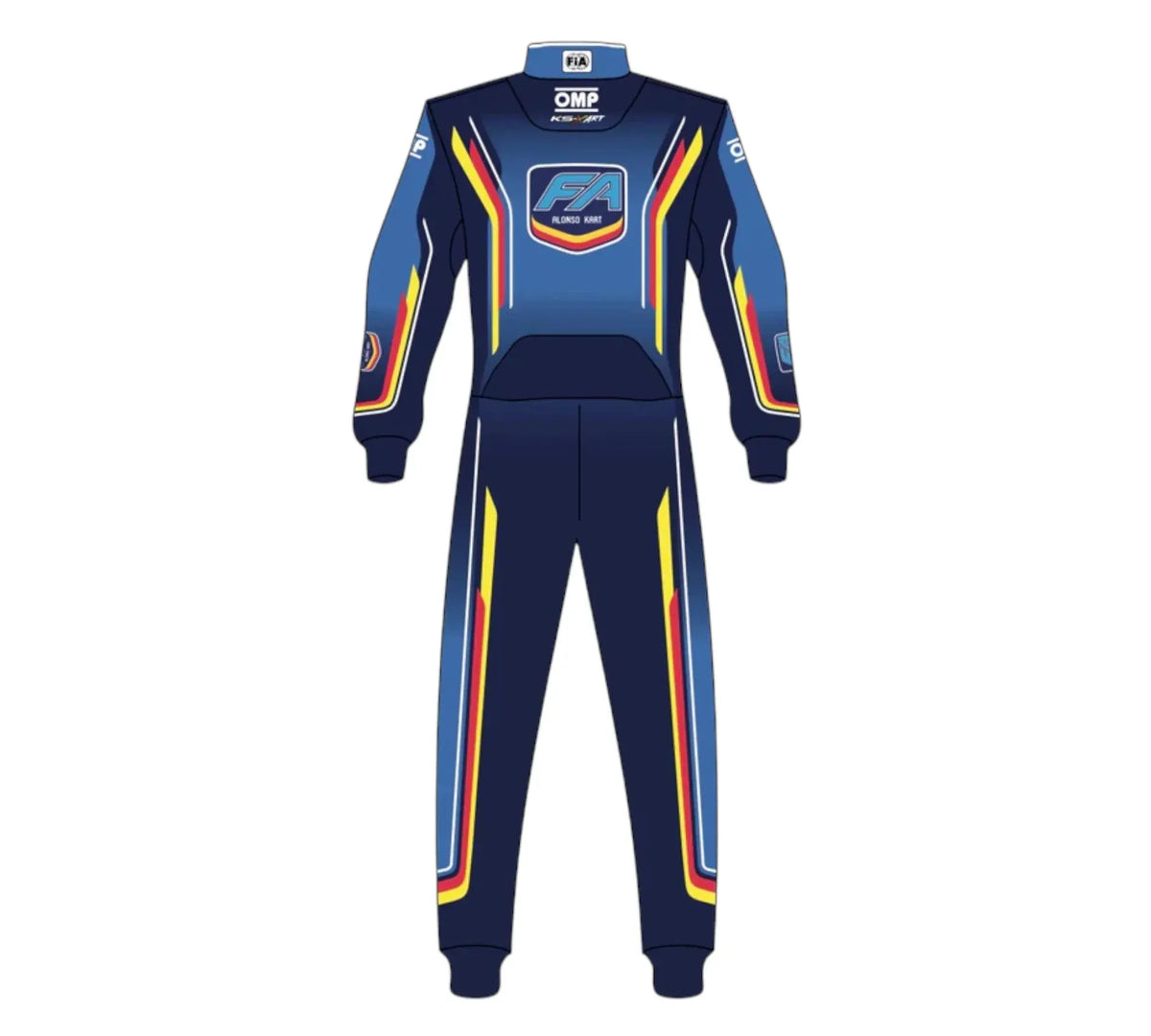 FA Karting Go Kart Racing Suit Sublimation Printed Kart Overall - go-kart racing suit, view 3 | Brex International