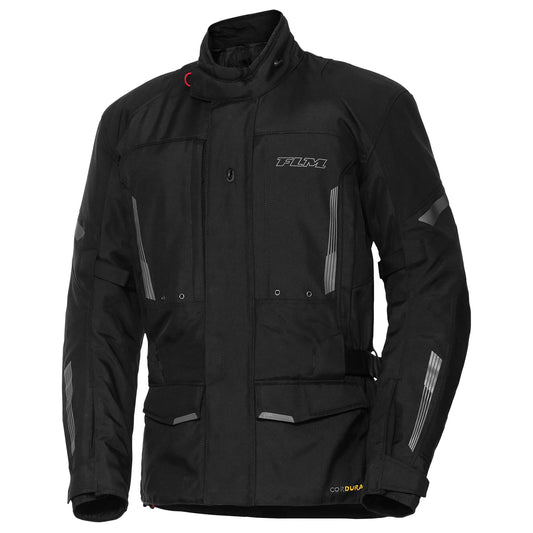 FLM Touring 3.0 Textile Jacket - Black - FLM motorcycle jacket, view 1