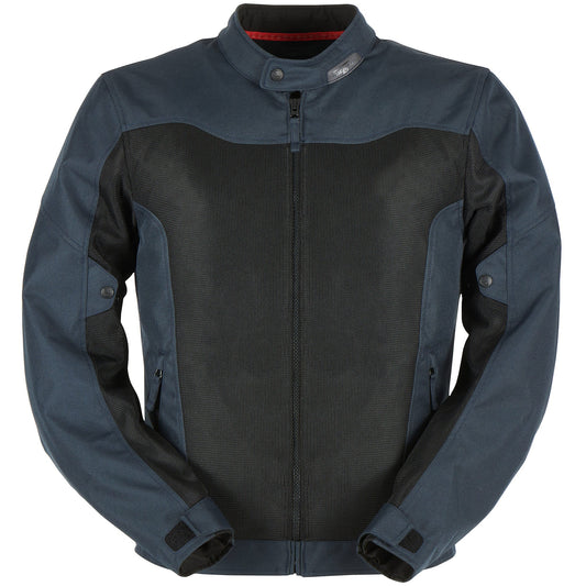 Furygan Mistral Evo 3 Textile Jacket - Blue / Black - Furygan motorcycle jacket, view 1