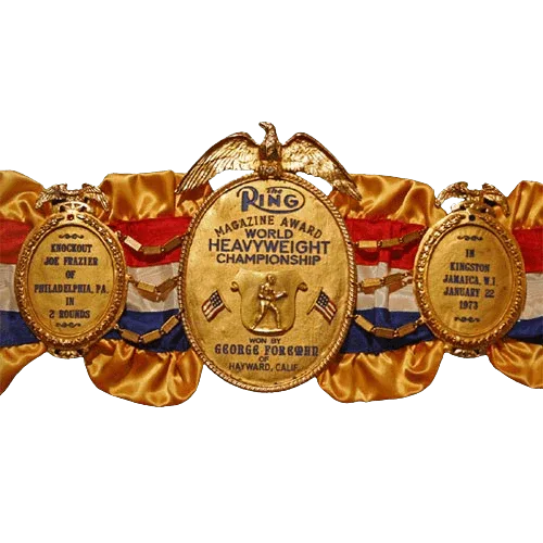George Foreman Ring Magazine Award Inspired Championship Belt - photo 1 of 2 | Brex International