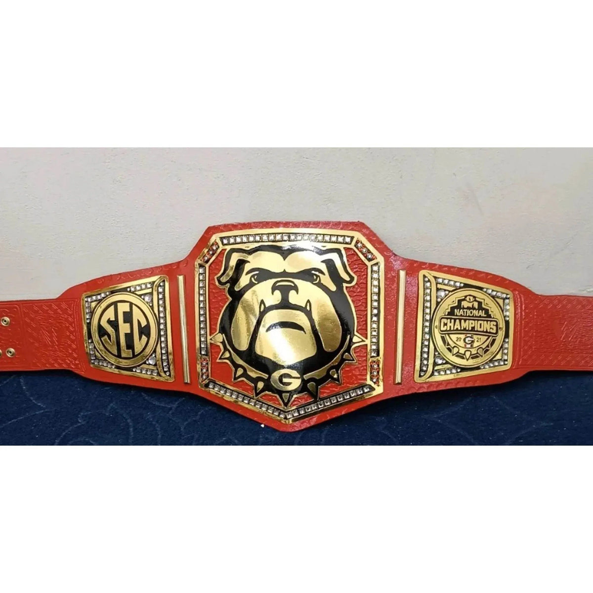 Georgia Bulldog Championship Inspired Collectible Title Belt - photo 3 of 6 | Brex International