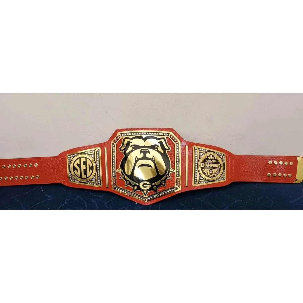 Georgia Bulldog Championship Inspired Collectible Title Belt - photo 4 of 6 | Brex International