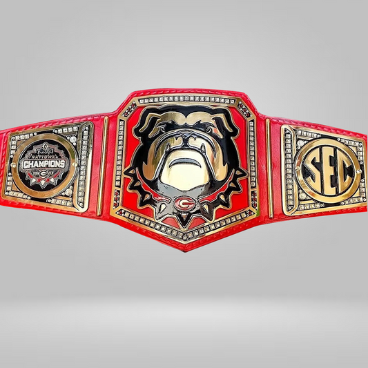 Georgia Bulldog National Customized Championship Title Inspired Belt Replica 3 - photo 1 of 1 | Brex International