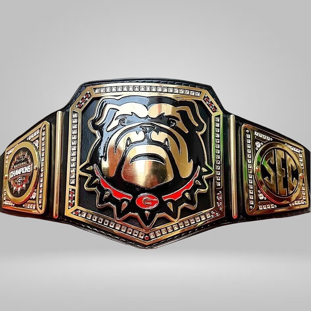 Georgia Bulldog National Customized Championship Title Inspired Belt Replica 4 - photo 1 of 2 | Brex International
