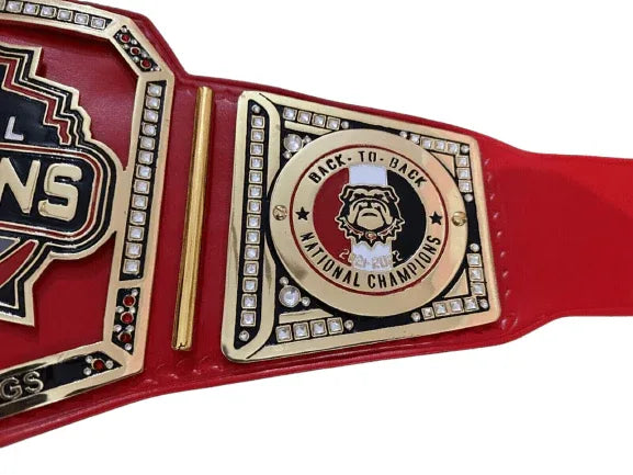 Georgia Bulldogs Super Bowl NFL Championship Inspired Collectible Title Belt - photo 3 of 6 | Brex International