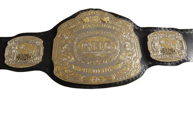 GHC Heavyweight Wrestling Championship Inspired Title Belt - photo 1 of 4 | Brex International