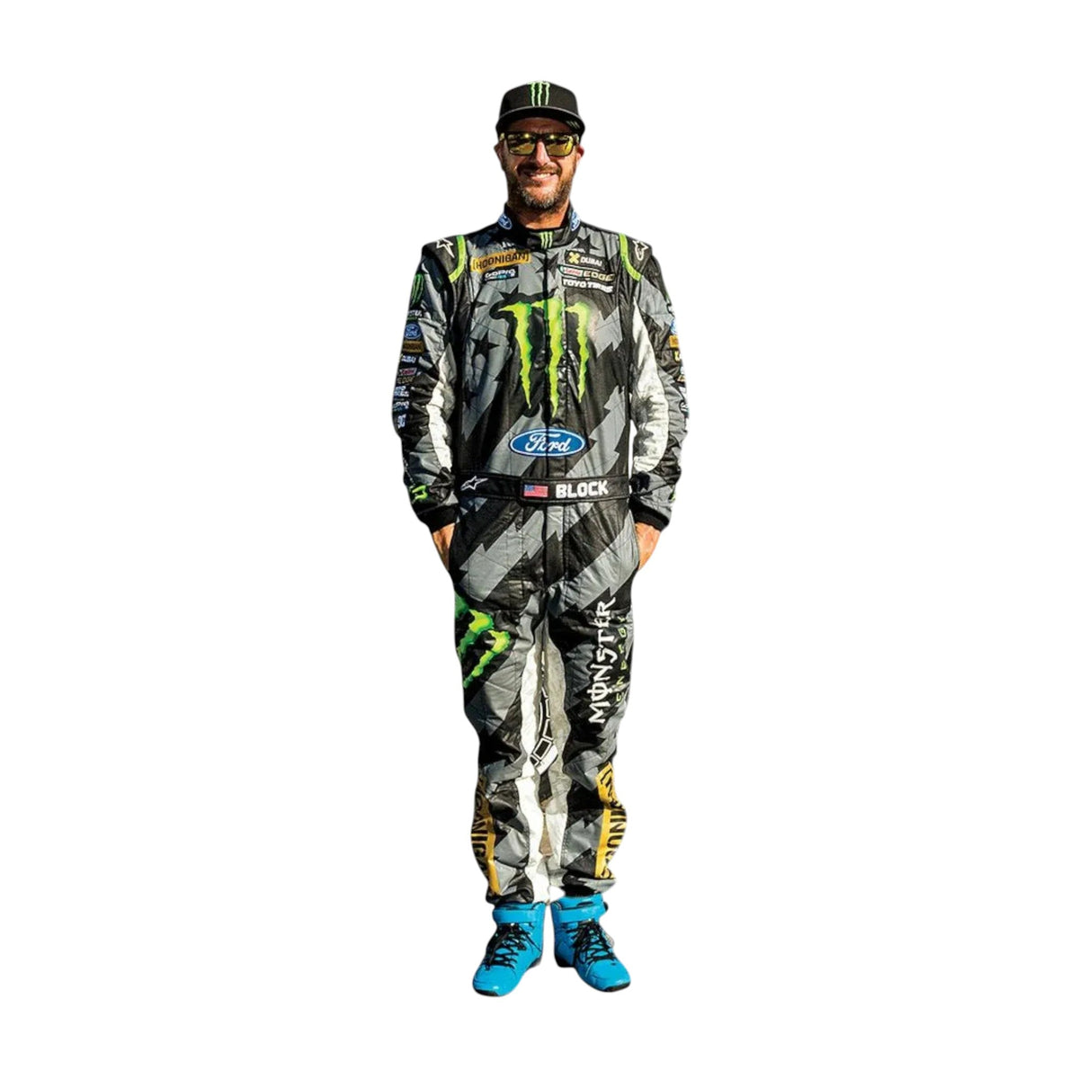 Go-Kart Racing Suit Monster Ken Block Sublimation Print - go-kart racing suit, view 3 | Brex International