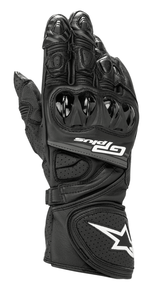 GP Plus R V2 Gloves - Black - Alpinestars motorcycle gloves, view 1