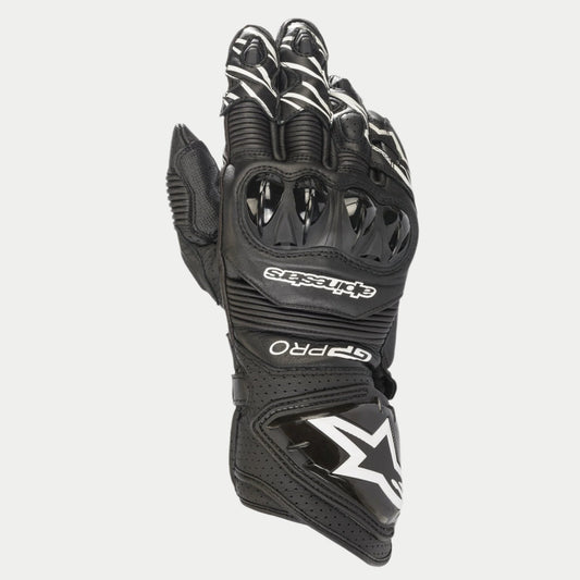 GP Pro RS3 Gloves - Black - Alpinestars motorcycle gloves, view 1