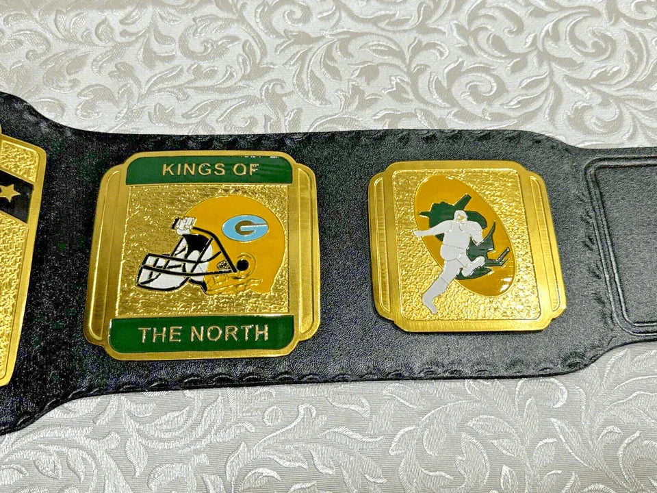 Green Bay Packers NFL Championship Wrestling Inspired Belt Brass Alloy - photo 9 of 10 | Brex International