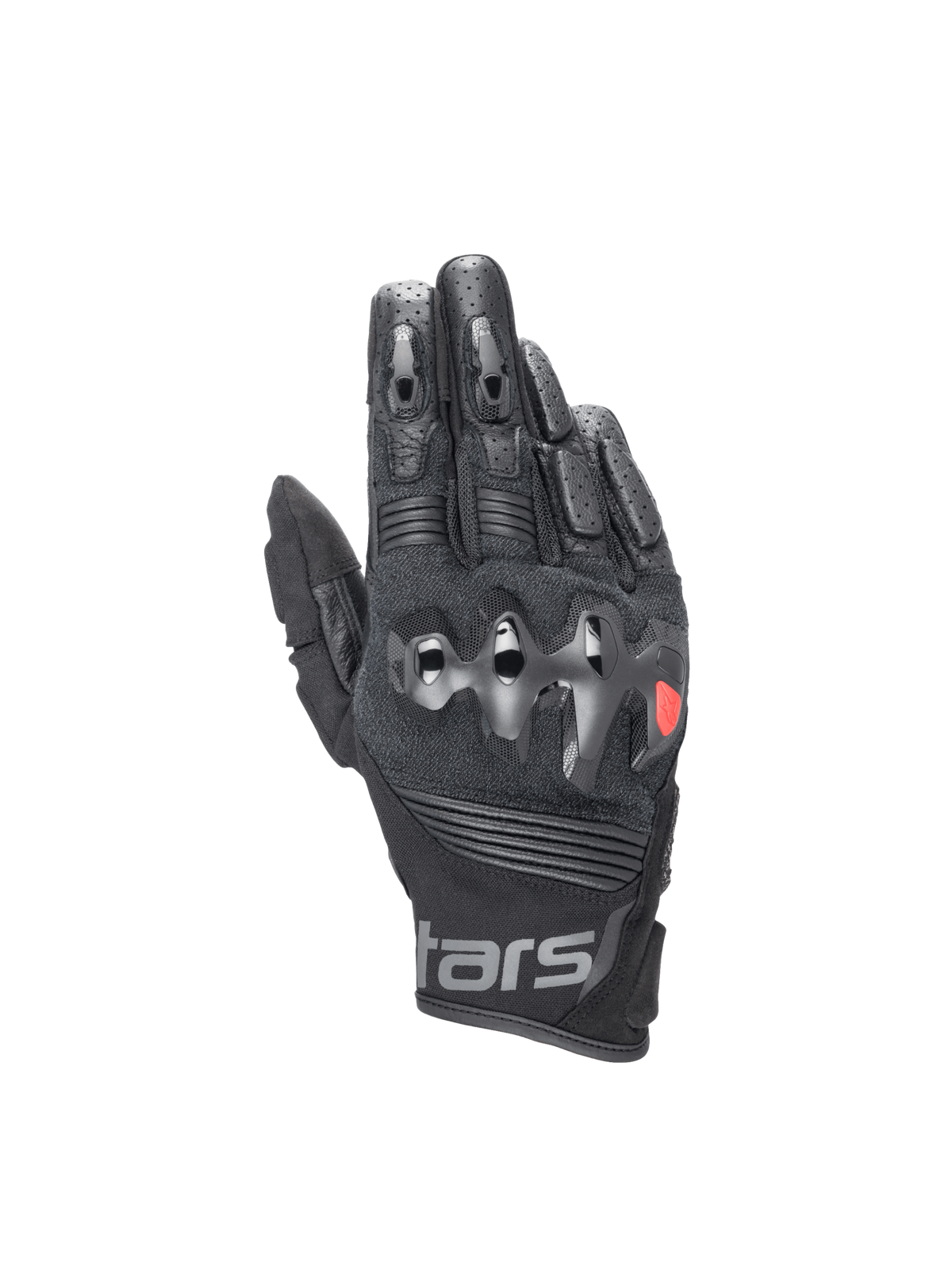Halo Leather Gloves - Black - Alpinestars motorcycle gloves, view 1