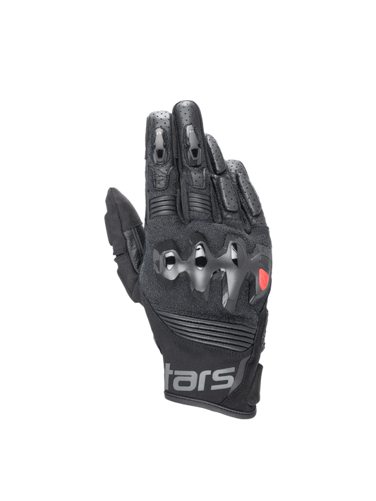 Halo Leather Gloves - Black - Alpinestars motorcycle gloves, view 1