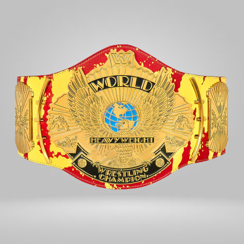 Hulk Hogan “Hulkamania” Signature Series Wrestling Championship Replica Inspired Title Belt - photo 1 of 4 | Brex International