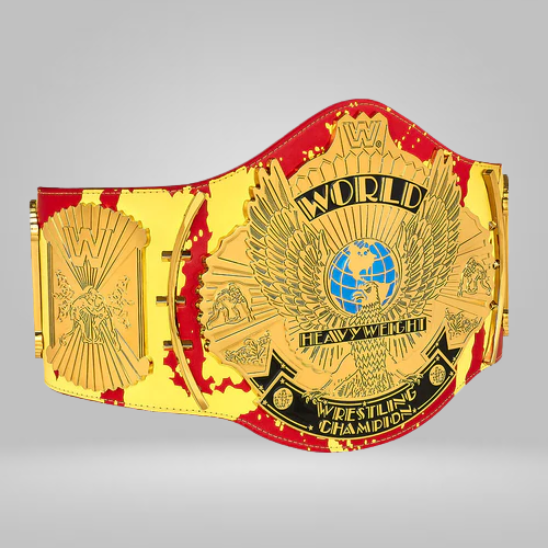 Hulk Hogan “Hulkamania” Signature Series Wrestling Championship Replica Inspired Title Belt - photo 3 of 4 | Brex International