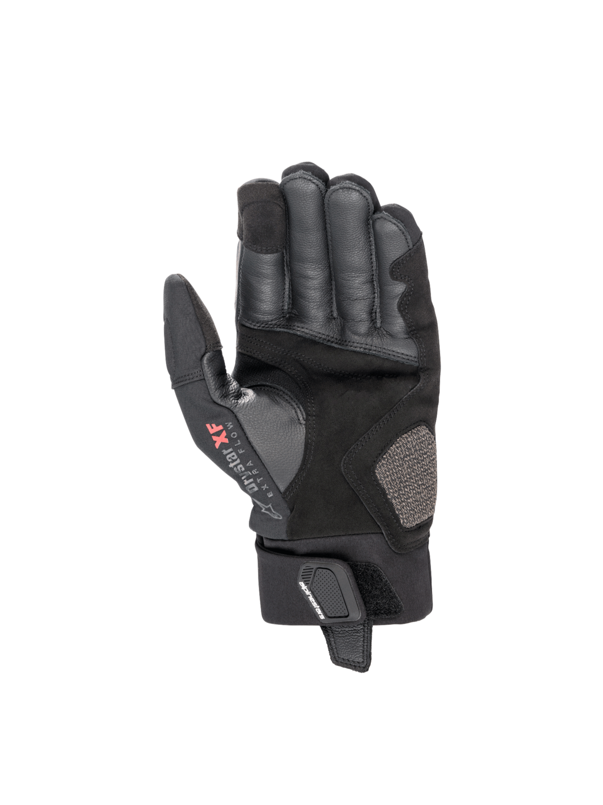 Hyde XT Drystar® XF Gloves - Black/Black - Alpinestars motorcycle gloves, view 2