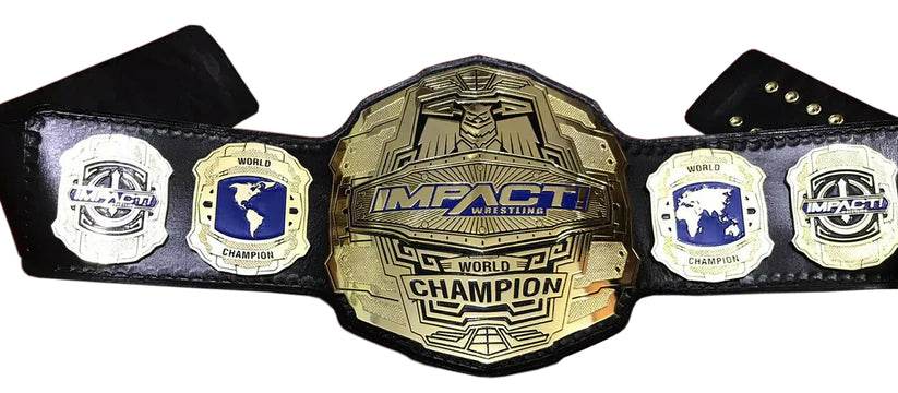 Impact World Championship Heavyweight Wrestling Inspired Title Belt - photo 5 of 5 | Brex International