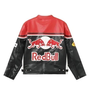 Brex Red Bull Racing Vintage Leather Jacket – Classic Motorsport Edition - racing jacket, view 2 | Brex International