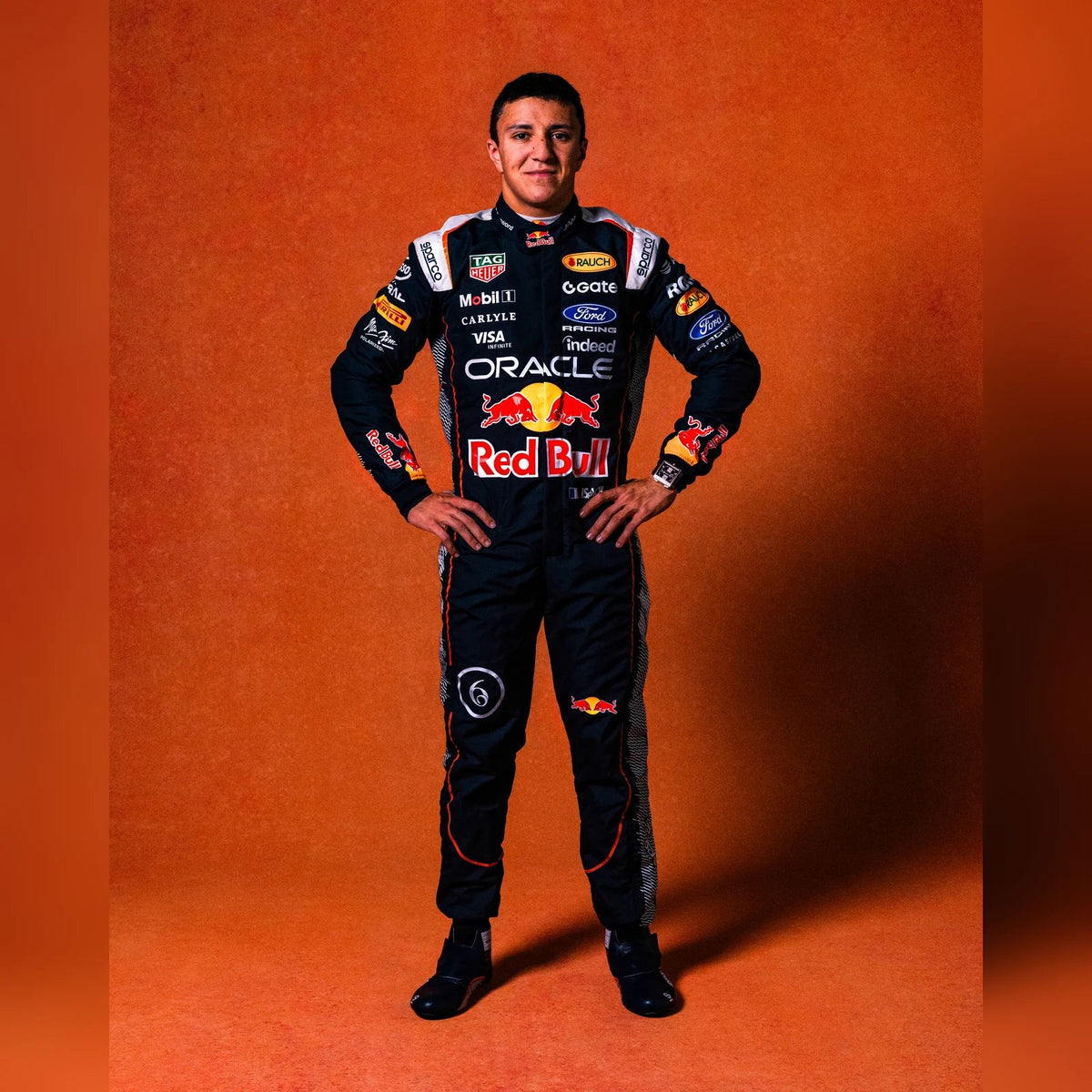 Isack Hadjar 2026 Zandvoort Dutch GP Inspired Race Suit - racing suit, view 1 | Brex International
