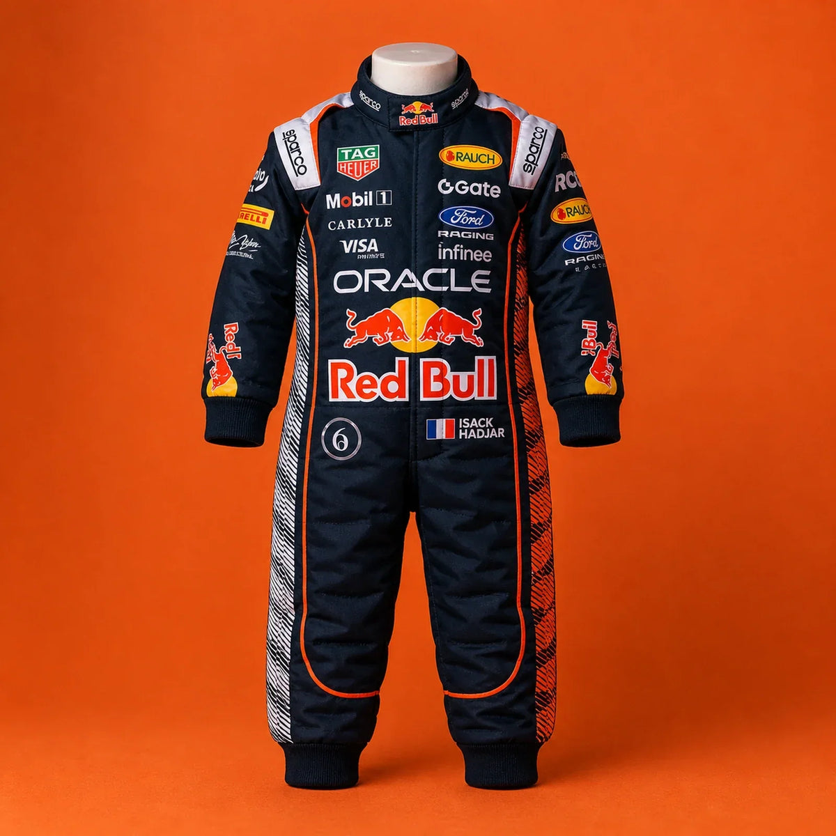 Isack Hadjar 2026 Zandvoort Inspired Toddler Race Suit - toddler race suit, view 1 | Brex International