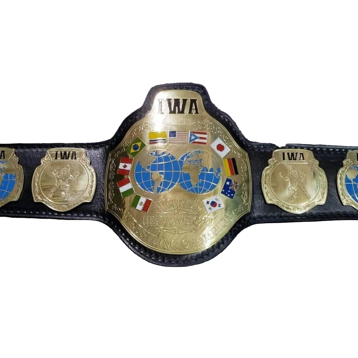 IWA Wrestling Championship Inspired Collectible Title Belt - photo 1 of 4 | Brex International
