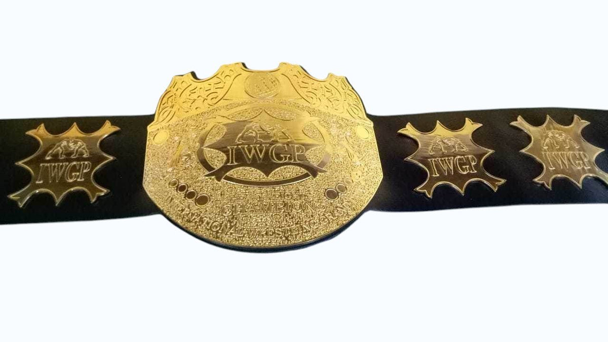 IWGP Heavyweight Wrestling Championship Leather Inspired Belt - photo 1 of 5 | Brex International