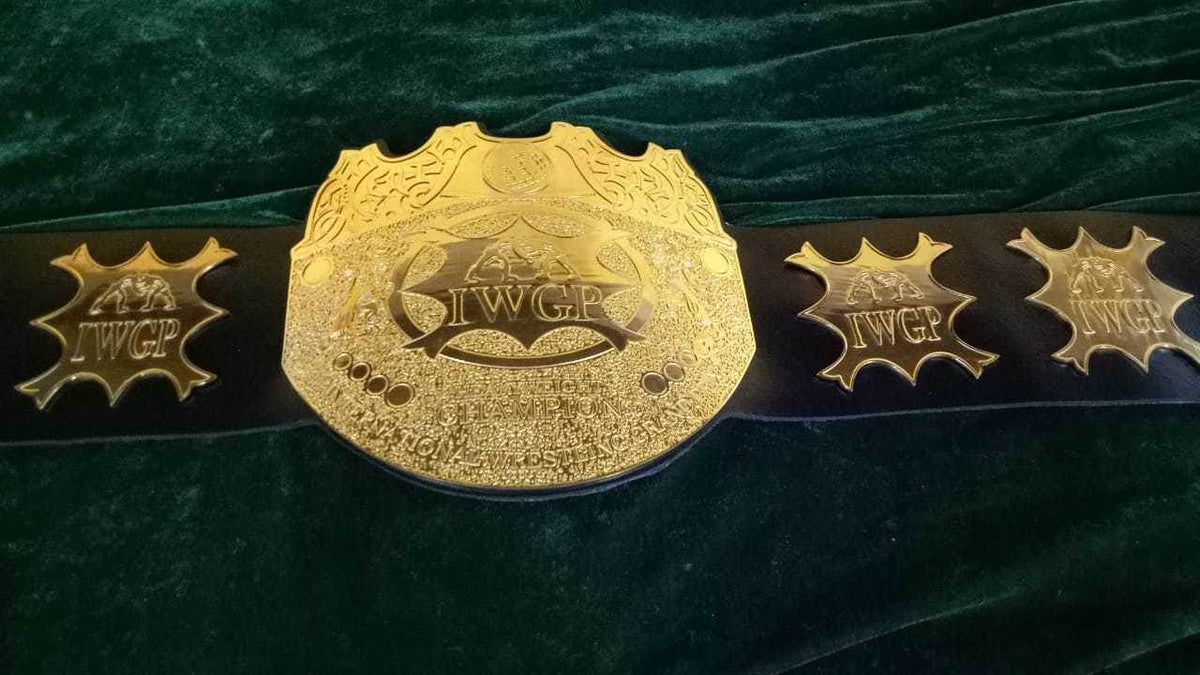 IWGP Heavyweight Wrestling Championship Leather Inspired Belt - photo 2 of 5 | Brex International