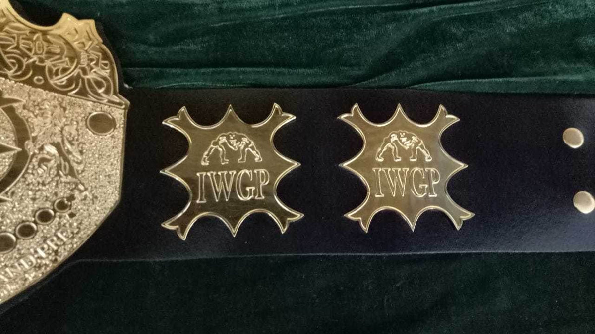 IWGP Heavyweight Wrestling Championship Leather Inspired Belt - photo 4 of 5 | Brex International