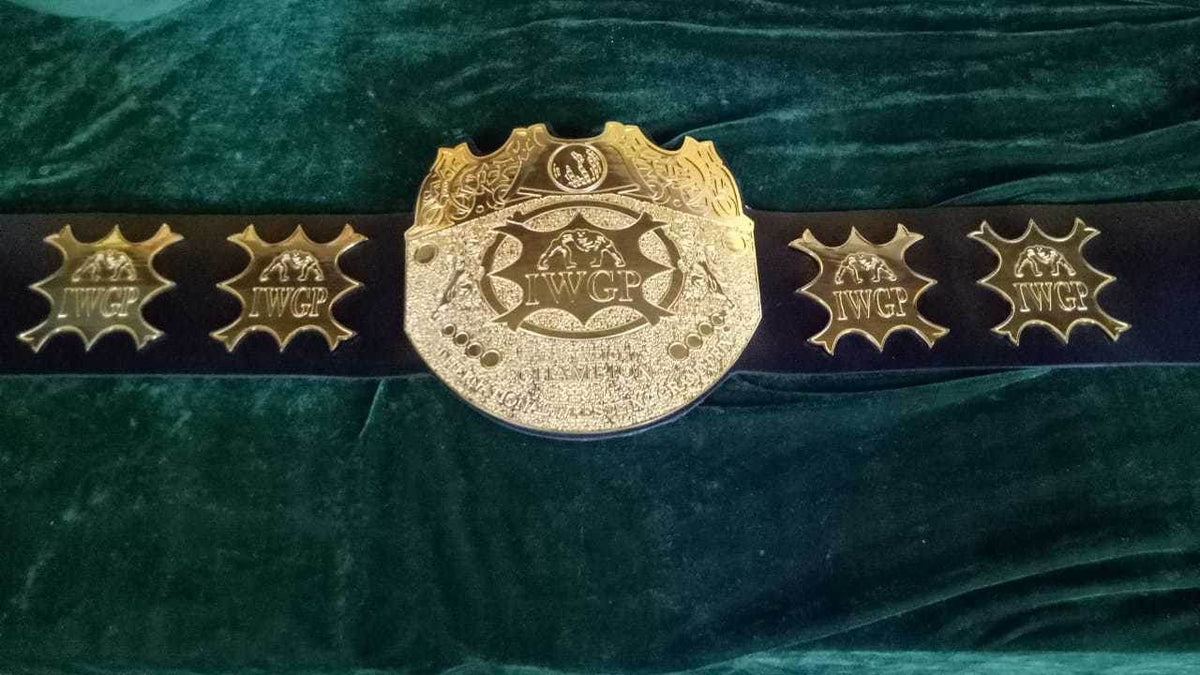 IWGP Heavyweight Wrestling Championship Leather Inspired Belt - photo 5 of 5 | Brex International