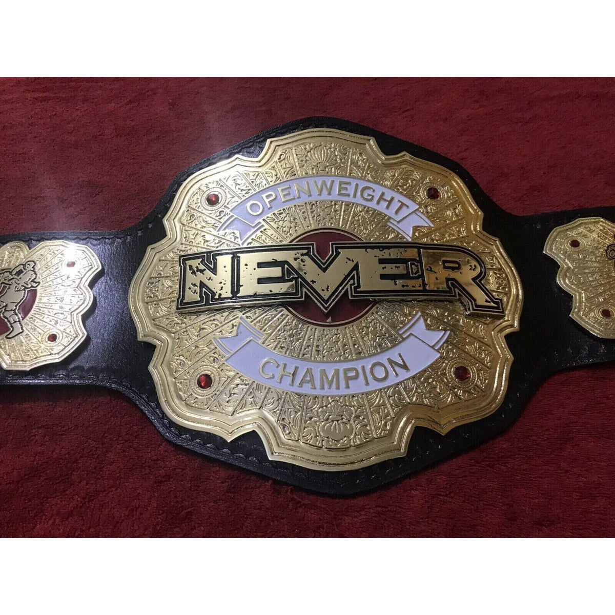 IWGP NEVER Openweight Championship Inspired Collectible Title Belt - photo 5 of 10 | Brex International