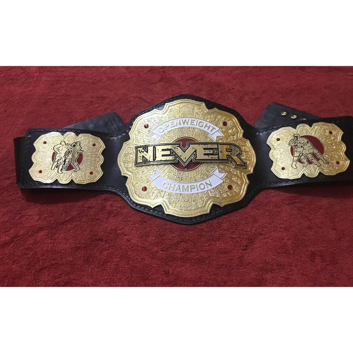 IWGP NEVER Openweight Championship Inspired Collectible Title Belt - photo 6 of 10 | Brex International