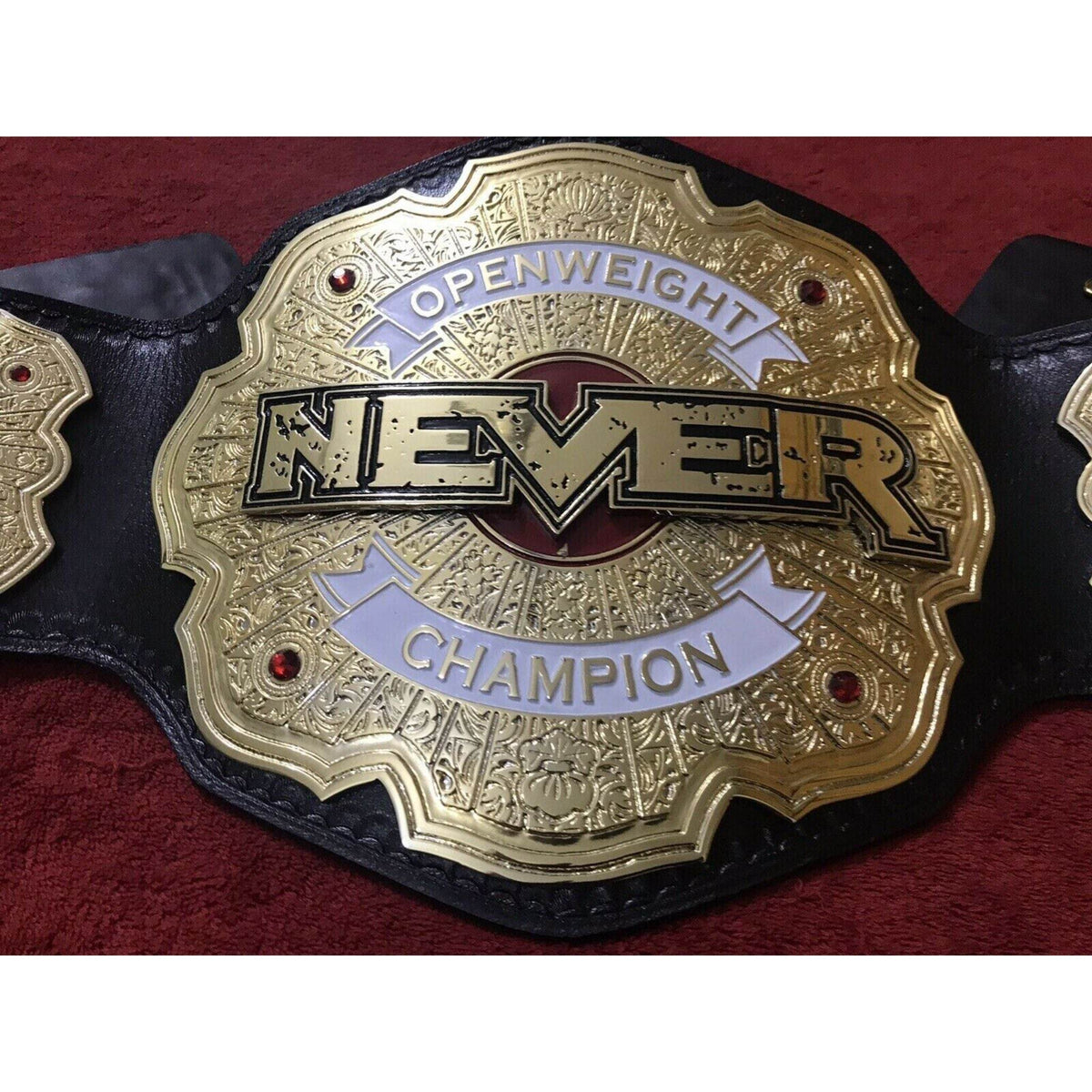 IWGP NEVER Openweight Championship Inspired Collectible Title Belt - photo 7 of 10 | Brex International